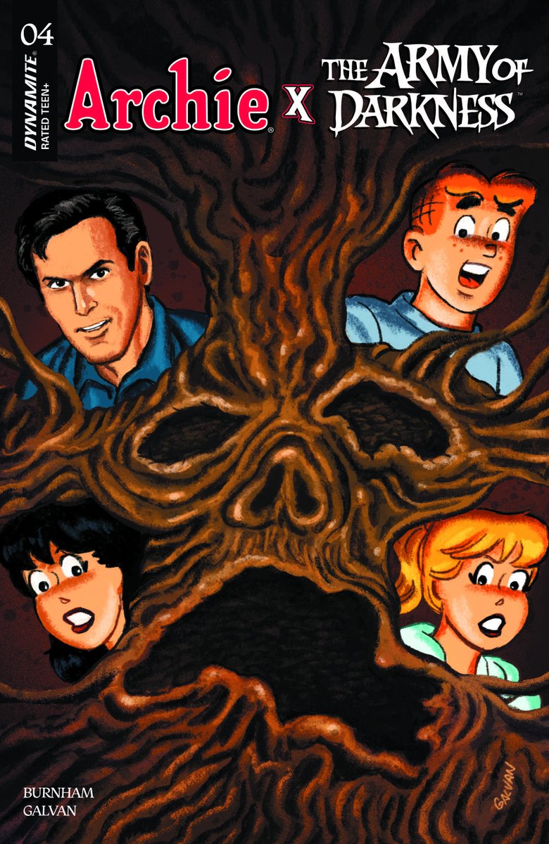 DynamiteComics's tweet photo. In stores this week, Archie X Army of Darkness #4 with covers by Francesco Francavilla, Bill Galvan, Laura Braga, Craig Cermak and Stuart Sayger.

#archiecomics #armyofdarkness #erikburnham #billgalvan #francescofrankavilla #laurabraga #craigcermak #stuartsayger

https://t.co/4U2wAQMhT3