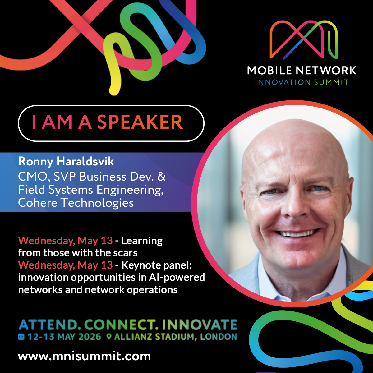 pulsone's tweet photo. Join us for the last day of #MINS on Wednesday, May 13
👉 10:25am – Learning from those with the scars
👉 12:20pm – Keynote panel: Innovation opportunities in AI-powered networks and network operations
@Haraldsvik https://t.co/rMpHxQh1l0