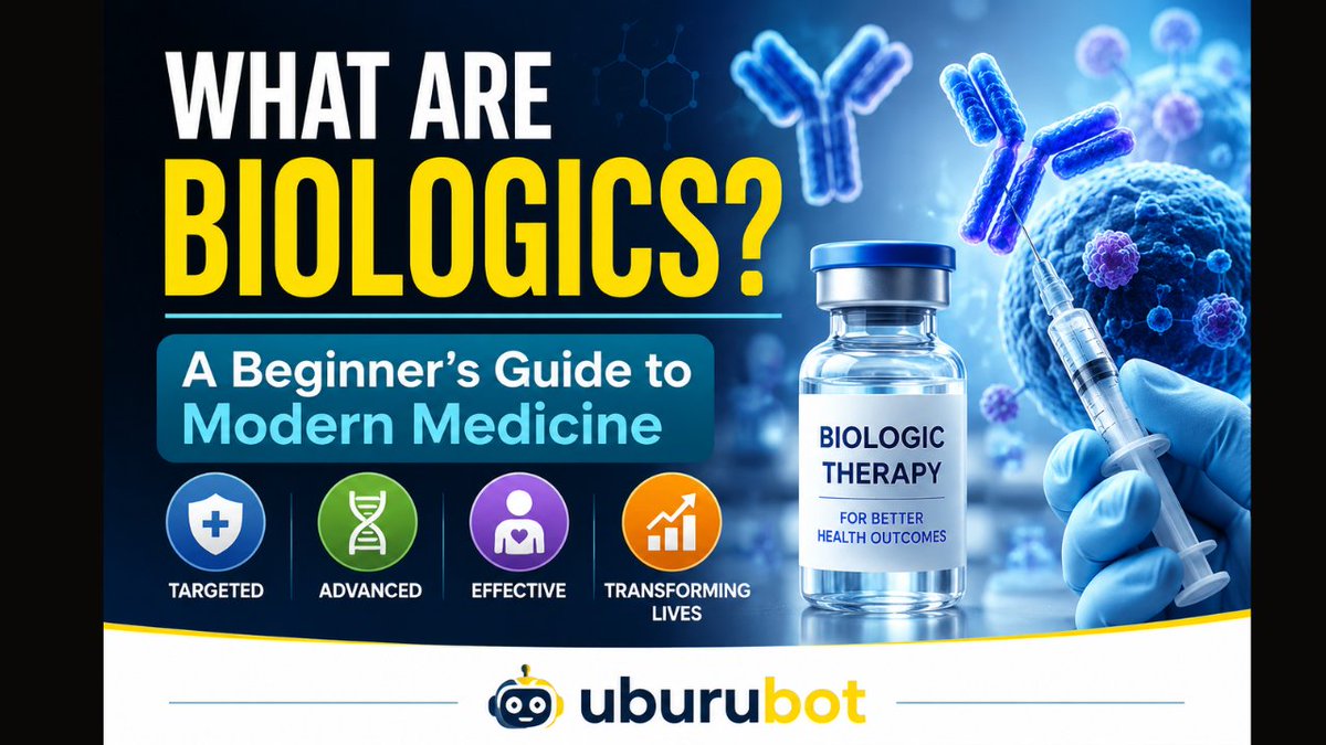 NFTupdatex's tweet photo. Modern medicine is evolving faster than ever, and one of the biggest breakthroughs shaping healthcare today is the rise of biologics. From treating autoimmune diseases to fighting cancer...https://t.co/Fgj4t00lrg https://t.co/kjsYtMMLrN