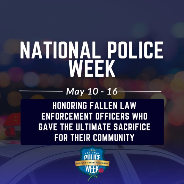 ChiefFitzMPD's tweet photo. National Police Officer Week: National Police Officer Week is recognized from May 10 through May 16.  This week is intended to honor police officers who have given the ultimate… https://t.co/URuRiVm7PY https://t.co/vxhwGkSRrW