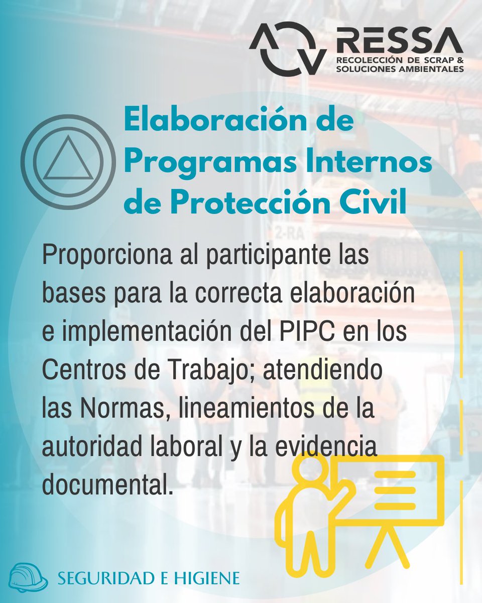 RESSA_ags's tweet photo. Continuamos con la presentación de los cursos y capacitaciones que RESSA ofrece; aquí presentamos las que competen a Protección Civil.

Estamos facultados para entregar las DC3 correspondientes. https://t.co/AlCmEYshlz