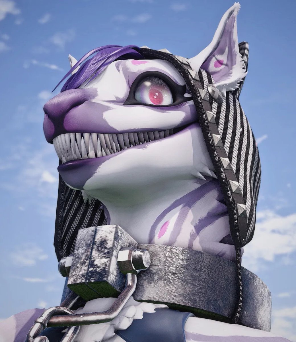 THIS HEAD , SYNX IS SO CUTE <3333 
im so satisfied !!!   WOOHOOOOOO

body mod is from Messer ( x.com/MesserKatze/st… )
and i drew the head to match with it :>

#Secondlife   |  #slfurry