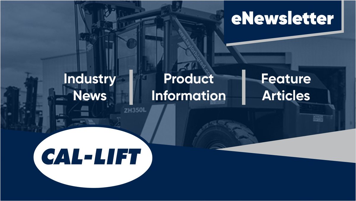 CalLiftInc's tweet photo. Info to help your #MaterialHandling and #Warehousing operation safer and more productive. Our latest eNewsletter is online now: https://t.co/ZD7Vm4I00b https://t.co/ZGuwpzRpMZ