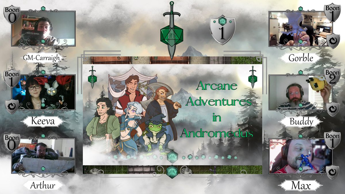 EmeraldCPodcast's tweet photo. We’re LIVE with EP30 of Arcane Adventures In Andromedus!

Join our party on the final leg of their journey to stop the demonic cult.

https://t.co/mT2pc0mvdH https://t.co/tdewnrnJmL