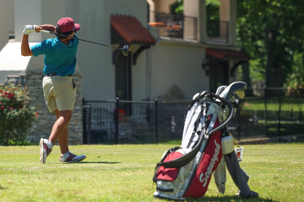 JakeSermersheim's tweet photo. Day two of the State Championship is in the books for @SeqIndians. Freshman Bryce Haddock currently sits in a tie with fourth with a +7 day waiting for a few groups to come in. https://t.co/ysy1FwMSjj