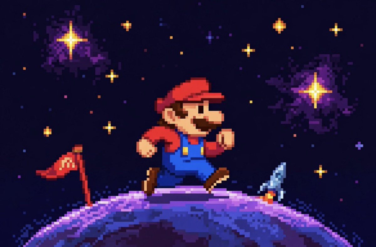 Pixel Mario Coin tweet media