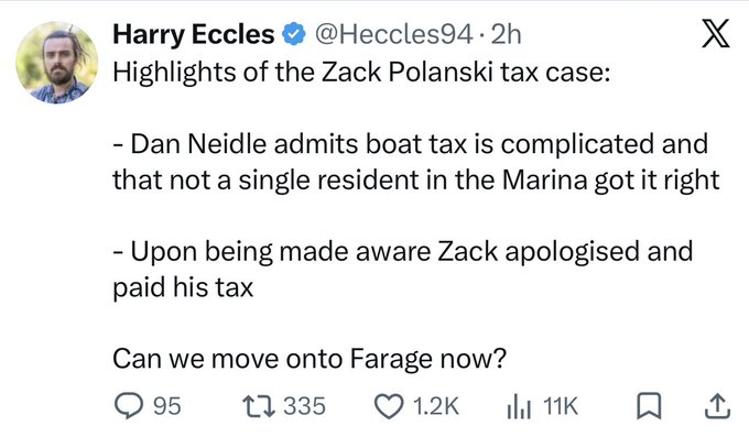 Jebadoo2's tweet photo. What exactly is complex about 

1. "I live somewhere and I'm dodging the council tax"?

2. Other people also dodging tax is not a defence 

3. Only paying tax when you get caught out suggests deep dishonesty? https://t.co/8HCg5ADp4Q