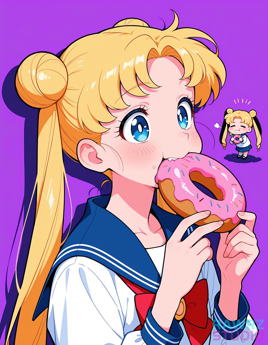 RawrzStudio's tweet photo. Brunch time!!! Turururu 🎶🎵

#SailorMoon #UsagiTsukino #Brunch #RAWRZstudio https://t.co/S5cexmnv5e