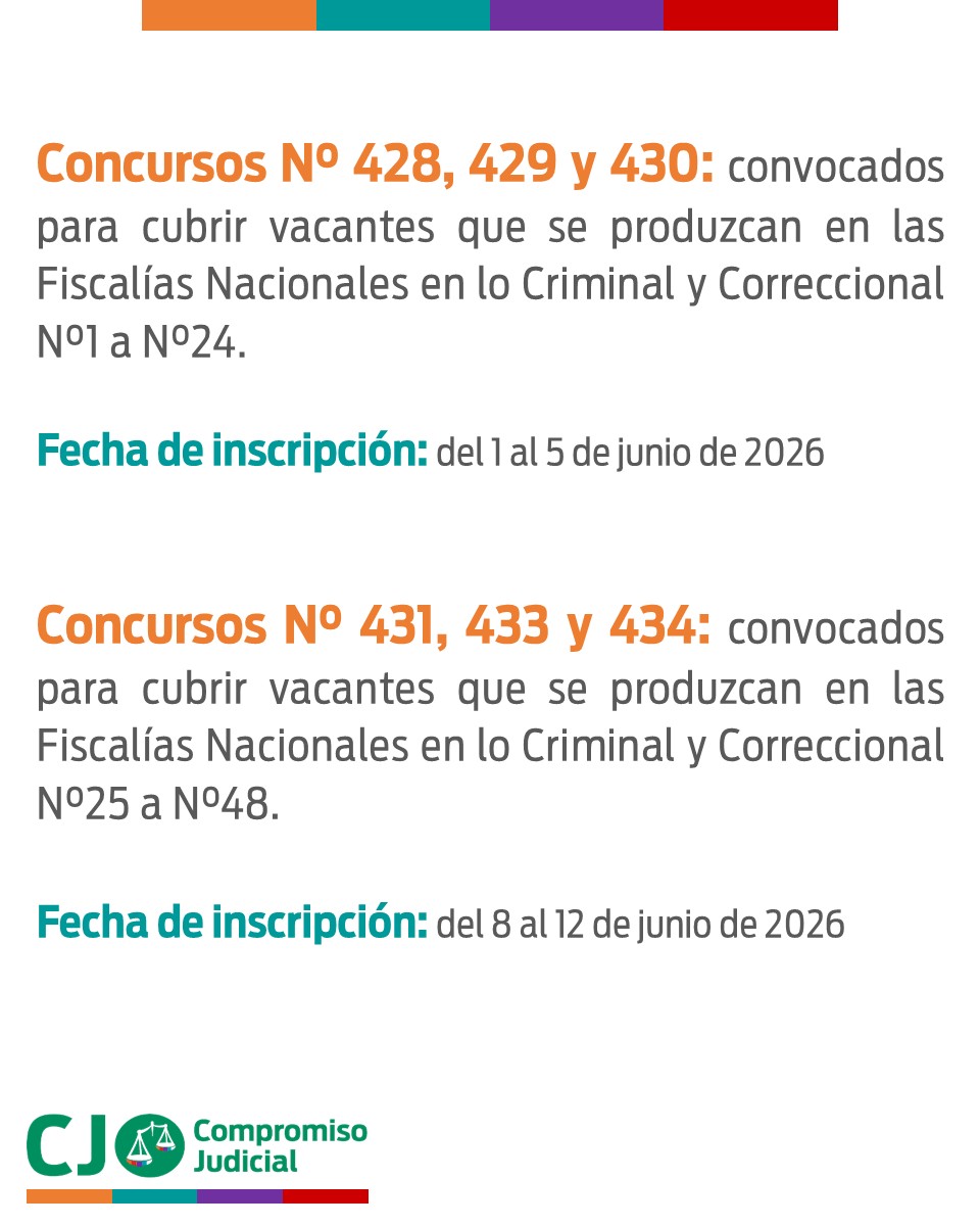 Compromiso Judicial tweet media