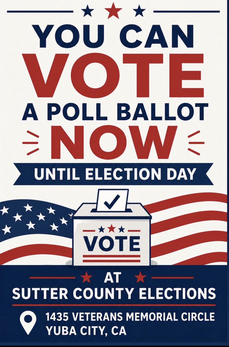 Sutter Co. Elections tweet media