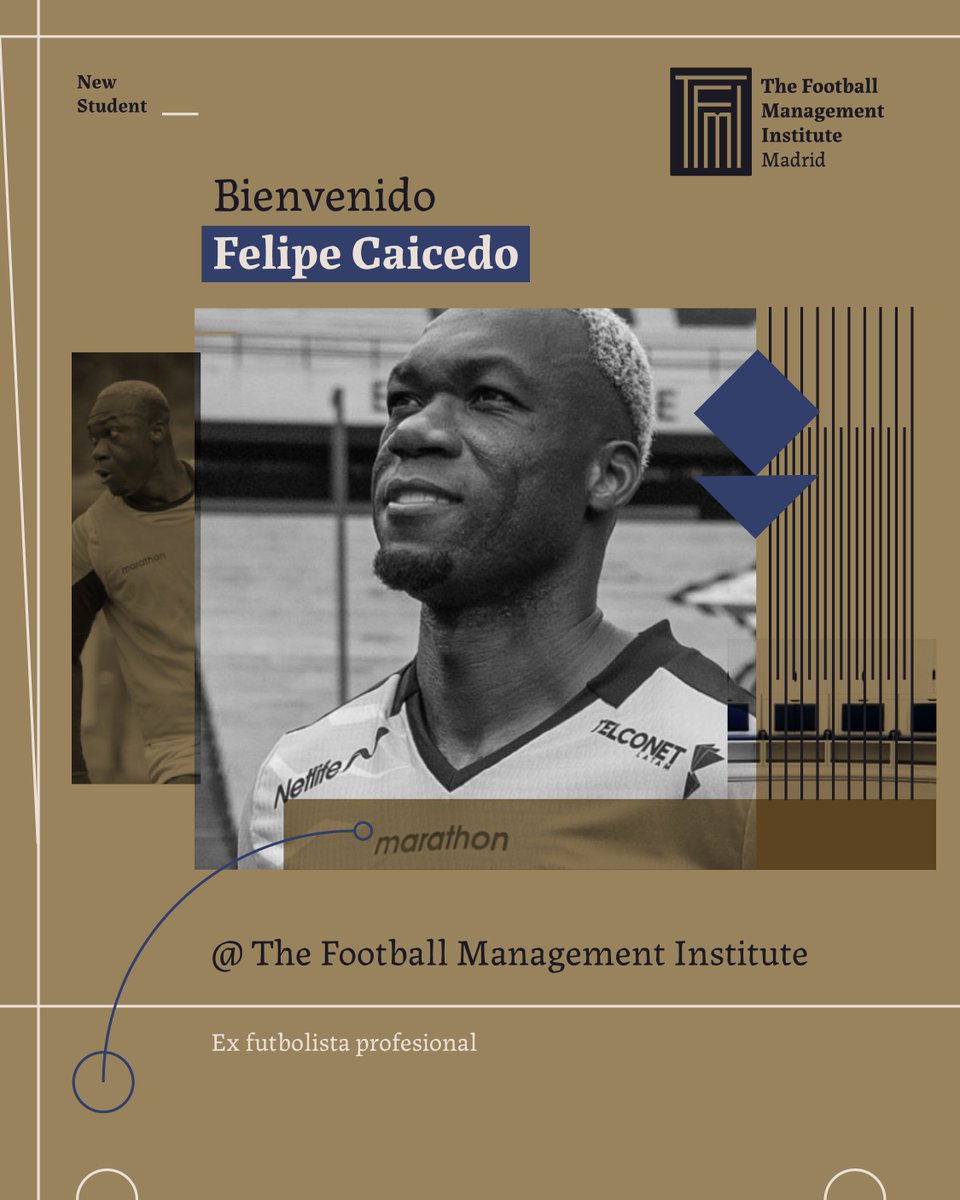 fmimadrid's tweet photo. 👋¡Bienvenido @FelipaoCaicedo !
 
 ⚽El ex jugador de la selección de Ecuador será parte del alumnado que haga el Máster en Dirección Deportiva
 
 ❤️¡Gracias por elegirnos!
 
Anotate en la edición 2026 del Máster aquí: https://t.co/x7dW2J6fcx

📲+34 633 33 26 84 https://t.co/wX5AKymNA1