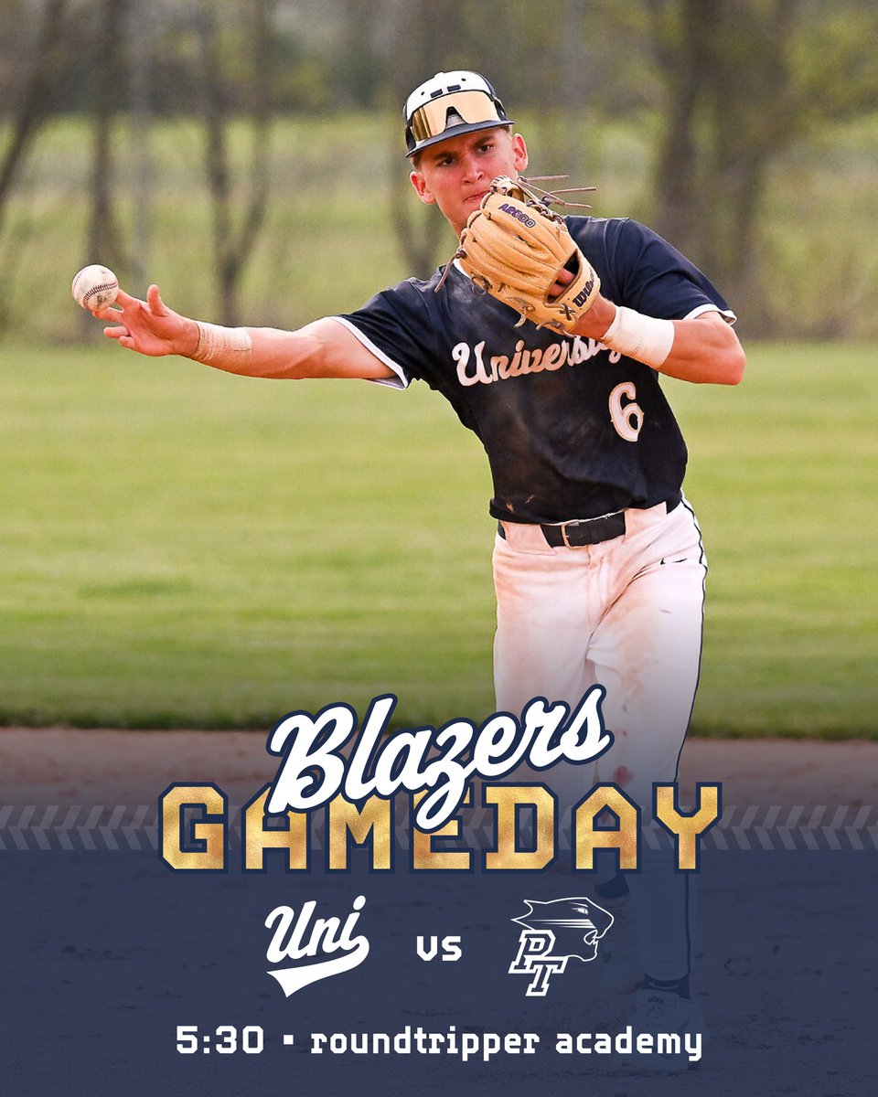 UniversityBB's tweet photo. It’s @PAAC_Athletics championship night‼️

🆚 @PTDugout 
📍 @RoundTripperAca 
⏰ 5:30 PM
🌤️ 76°

#TheU https://t.co/osdyMHwYs8