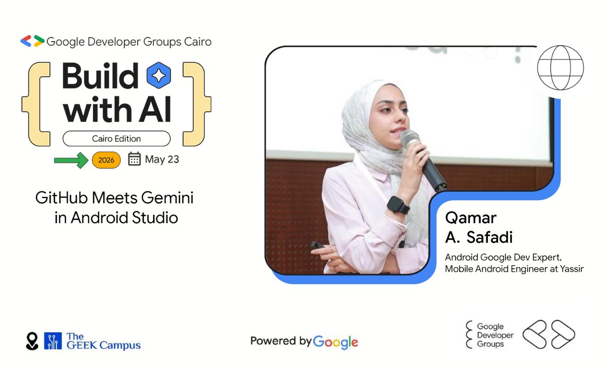 Google Developer Groups Cairo tweet media
