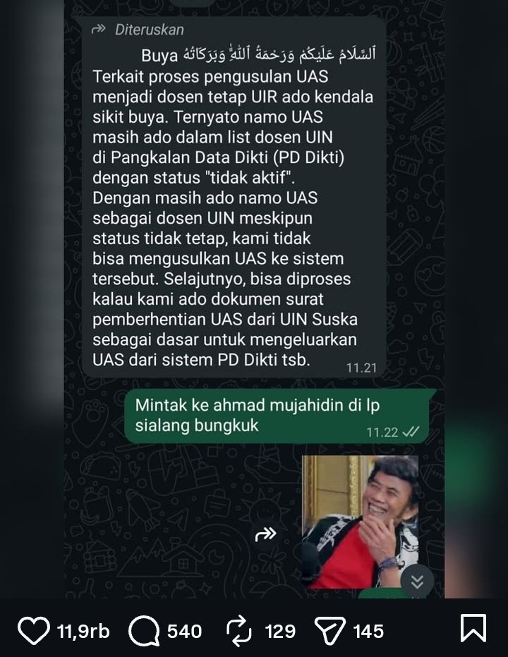 Dosen Kesayanganmu tweet media