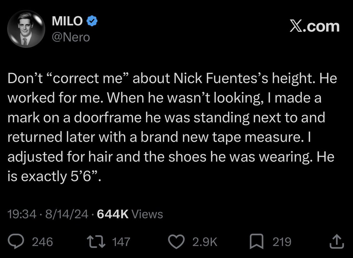 MILO tweet media