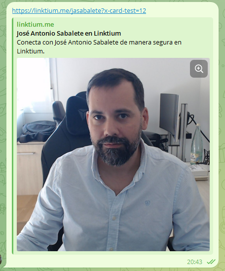 jasabalete's tweet photo. 4/ Previews sociales

Cuando compartes un perfil, X, Telegram o WhatsApp muestran la ficha correcta del usuario.

Parece un detalle pequeño, pero hace que compartir el perfil se sienta mucho más real. https://t.co/LW4Me2nCeL