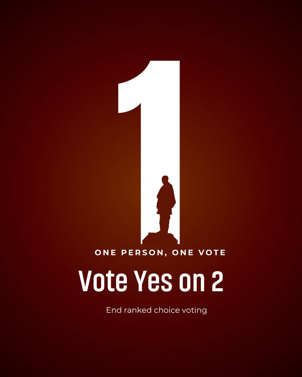 Yes on 2! End RCV tweet media