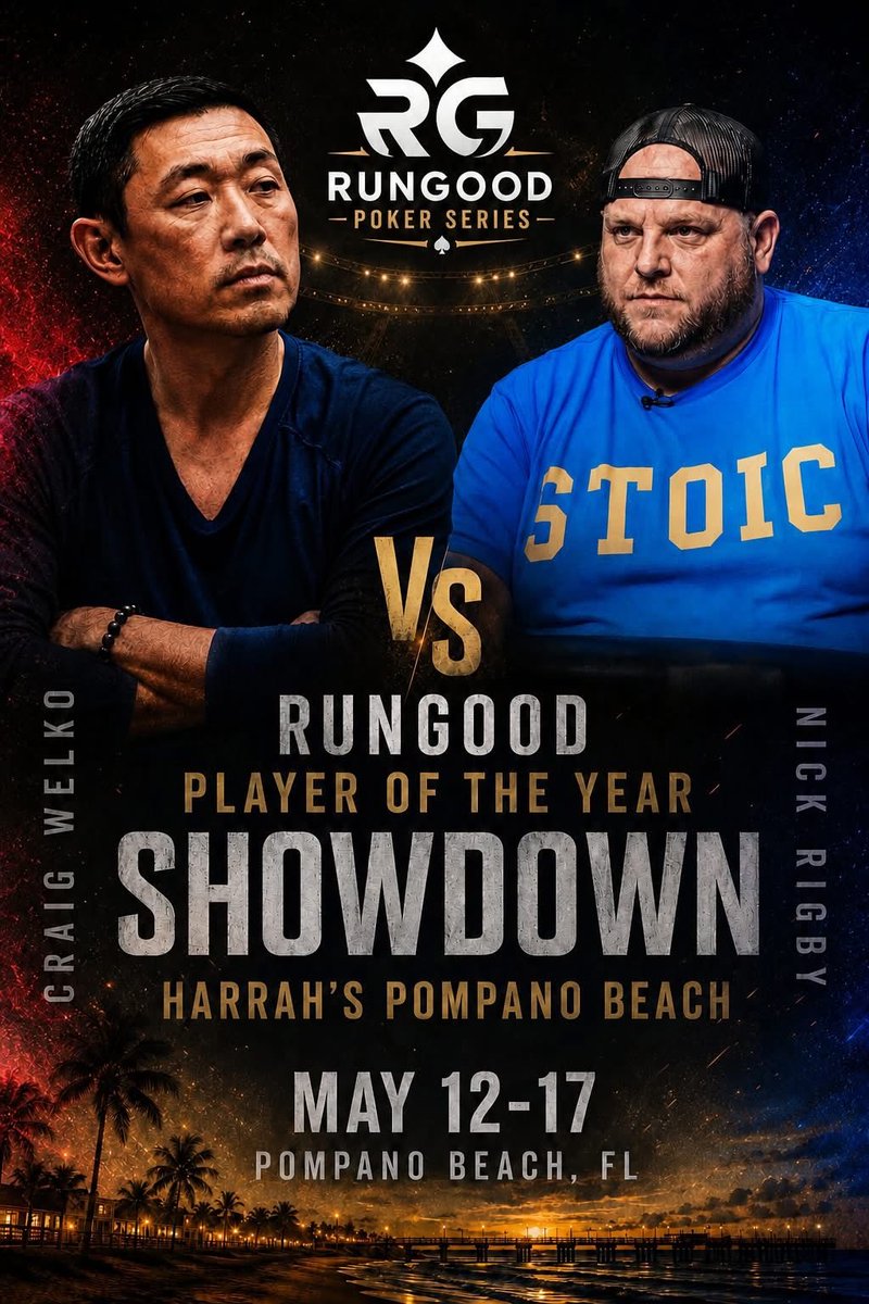RunGood Poker Series tweet media
