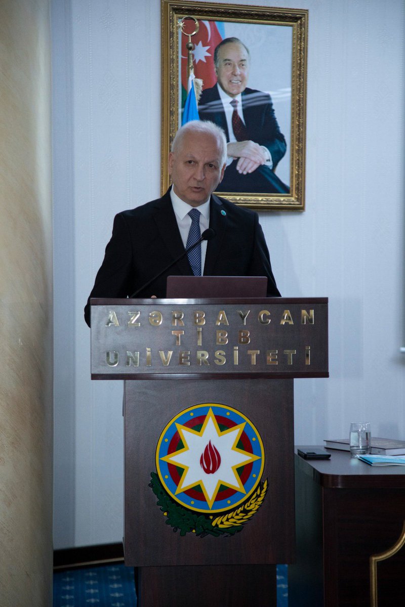 turkic_academy's tweet photo. Today, on May 12, a presentation of the two-volume Medical Terminological Dictionary of Turkic Languages, prepared by the Turkic Academy, was held in Baku at Azerbaijan Medical University. https://t.co/55FgRGILkx