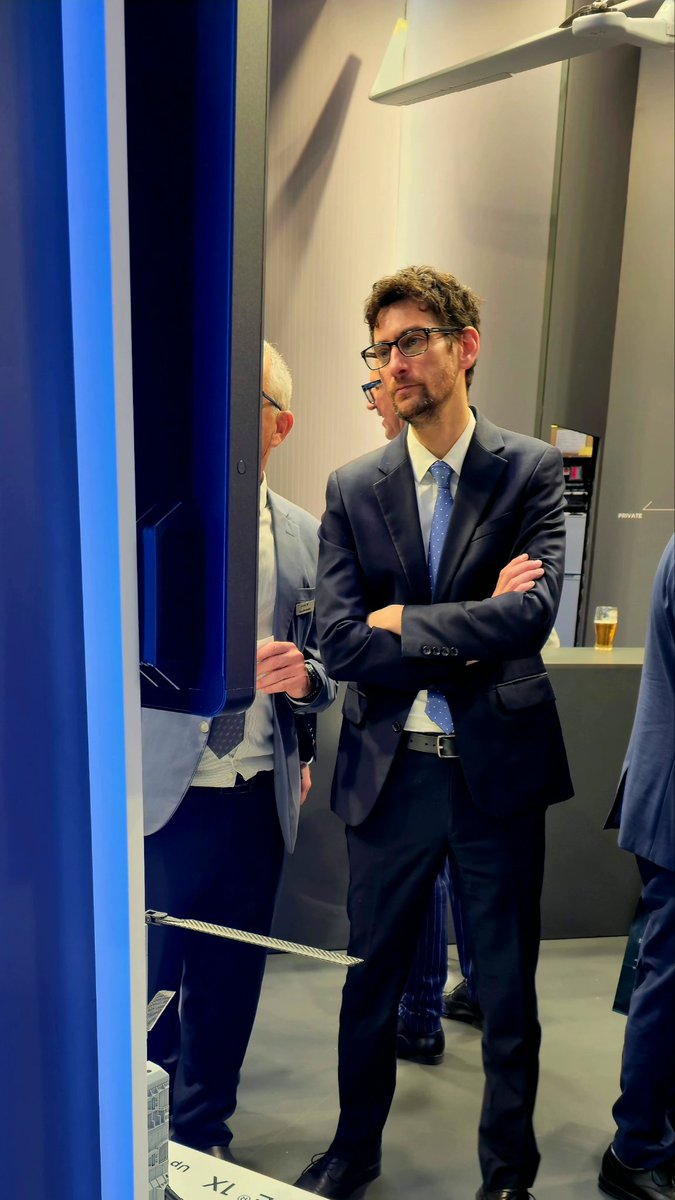 IsraelinSK's tweet photo. Ambassador Yanovsky visited IAI (makers of Barak MX, protecting Slovak airspace), Elbit Systems and Rafael (Iron Dome) at #IDEB2026 in Bratislava today. 🇮🇱🇸🇰 #IsraelSlovakia https://t.co/NYGOaBJEPM