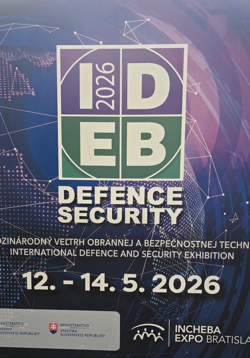 IsraelinSK's tweet photo. Ambassador Yanovsky visited IAI (makers of Barak MX, protecting Slovak airspace), Elbit Systems and Rafael (Iron Dome) at #IDEB2026 in Bratislava today. 🇮🇱🇸🇰 #IsraelSlovakia https://t.co/NYGOaBJEPM