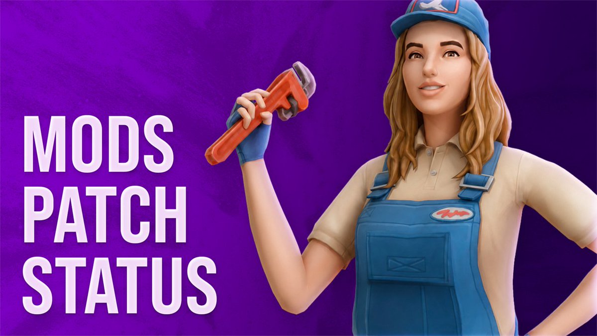 SimMattically's tweet photo. ✅ Good news!

My mods seem to work with today’s update, no patching needed! https://t.co/l55ieq2HLL