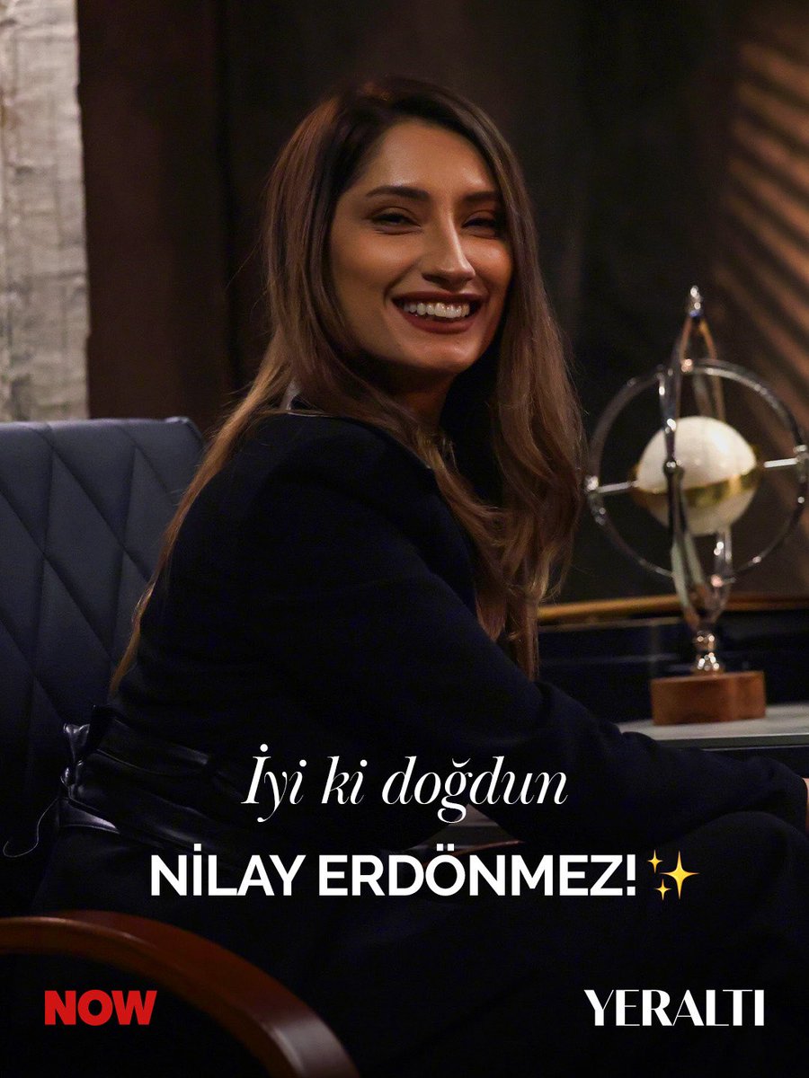 Yeralti_Dizi's tweet photo. İyi ki doğdun Nilay Erdönmez! ✨❤️

#Yeraltı @nowtvturkiye @medyapimresmi https://t.co/04k19pPOBQ