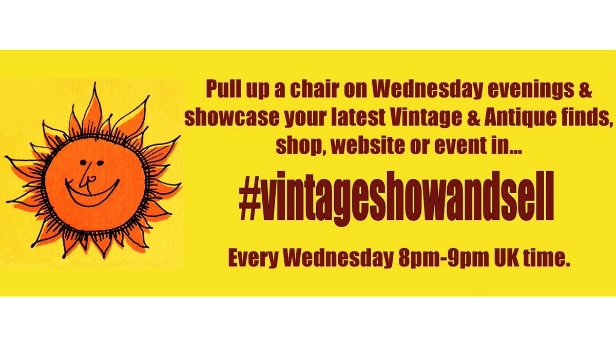 EverRotating's tweet photo. 🤔 Have you been on your own Antiques Road Trip or Bargain Hunt this week?

📝 Showcase your latest #vintage and #antique finds in today's #VintageShowAndSell - make it the first hashtag in your posts.

🕗 Every Wednesday 8pm-9pm BST.

📽️📯👜☎️👢🗝️🏺👖🪞📺🪙👗🧸🧮👞📕🎩🧴🕰️ https://t.co/ouKqYi8mz3