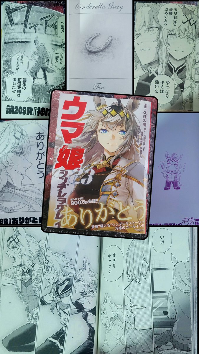 axlrairon's tweet photo. Mi primer manga importado, UmaMusume y Oguri Cap son un sentimiento!!!!!🥲

#UmamusumeCinderellaGray #OguriCap #ウマ娘 #アニメウマ娘 https://t.co/qP1QOGjUN4