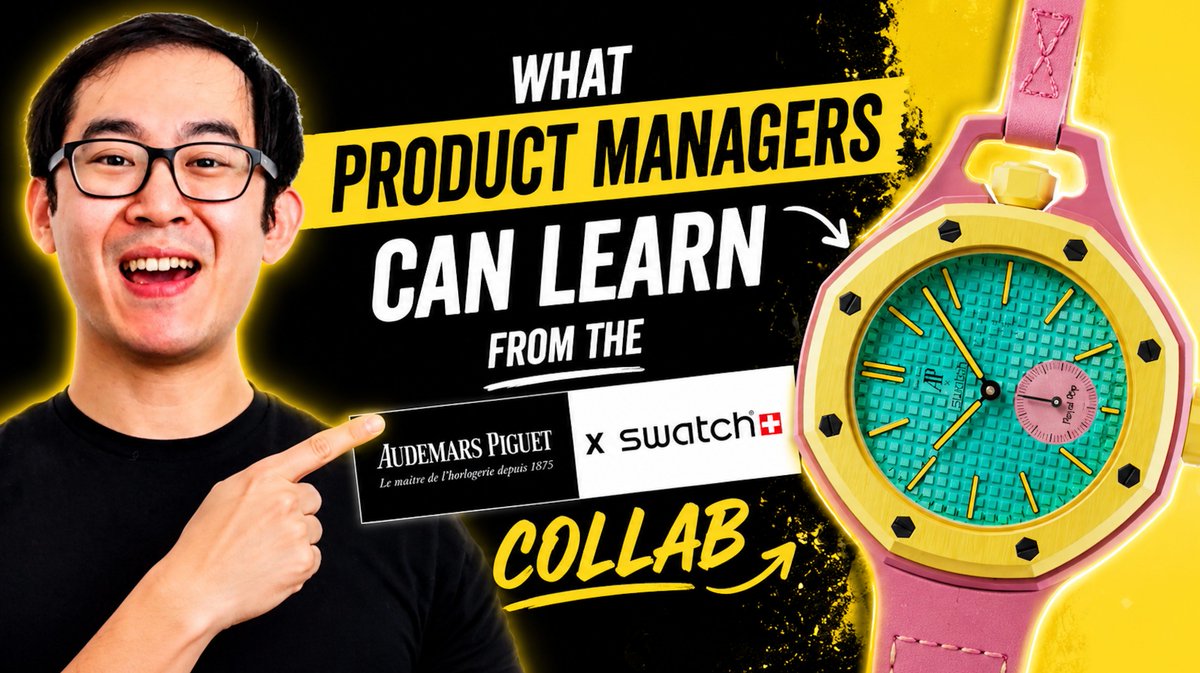 TheKevinWay's tweet photo. Audemars Piguet sells $30K watches.

Swatch sells watches cheaper than dinner.

Now they’re collaborating.

This isn’t a watch story. It’s a product strategy story.

3 PM lessons from the AP x Swatch collab 👇 https://t.co/mxtEs1e3ty