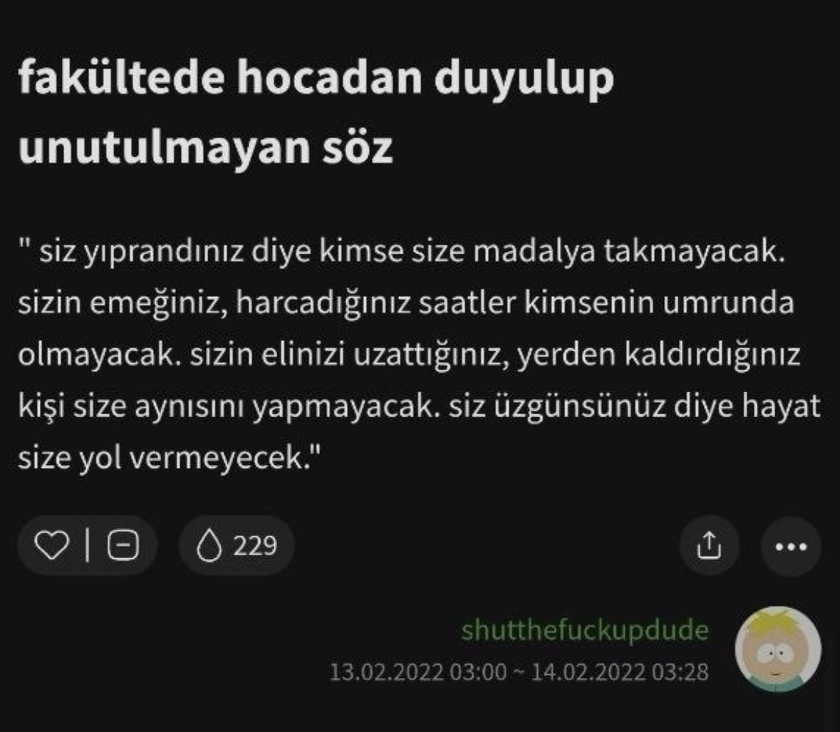 Raskolnikovsair's tweet photo. Bunu hiç unutmayın; https://t.co/wfcqXJpFKX