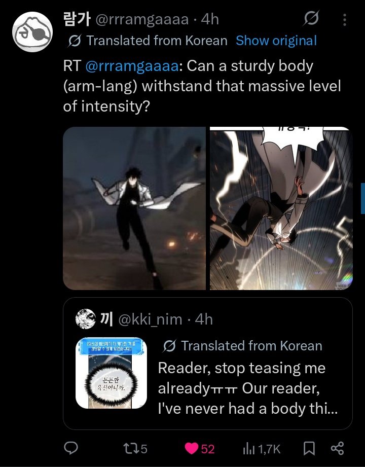 yourr_charlotte's tweet photo. korean fanside-nim please stop roasting our reader... 😔 https://t.co/MC0uyVEKS3
