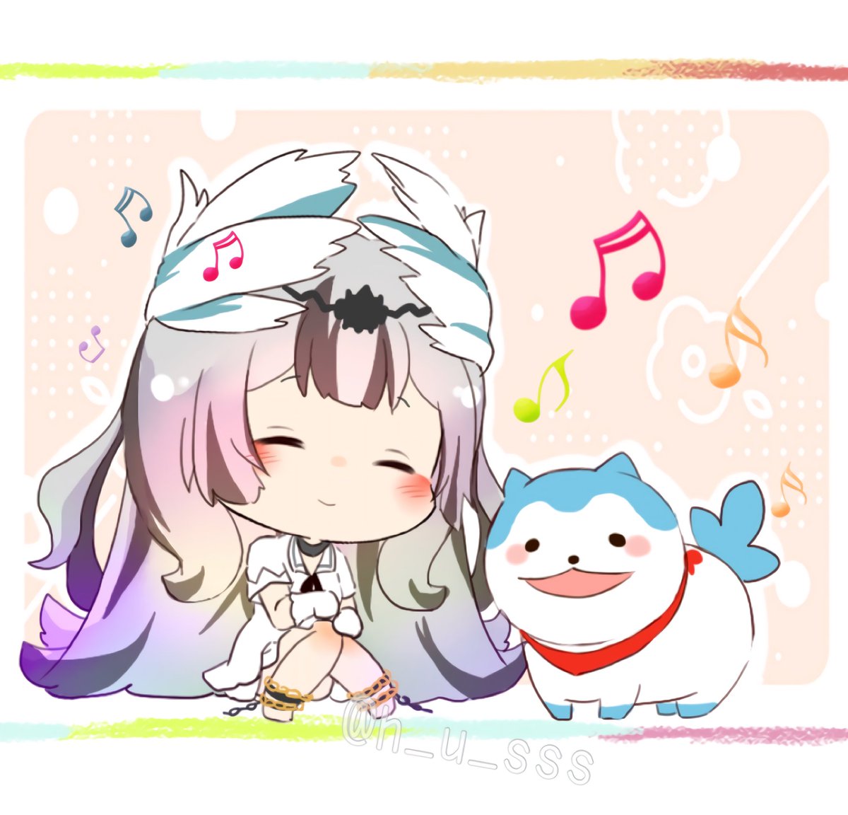 h_u_sss's tweet photo. 何だか楽しそうなヴェイルとソラｻﾏ🎶 https://t.co/zgEDuvL2D7