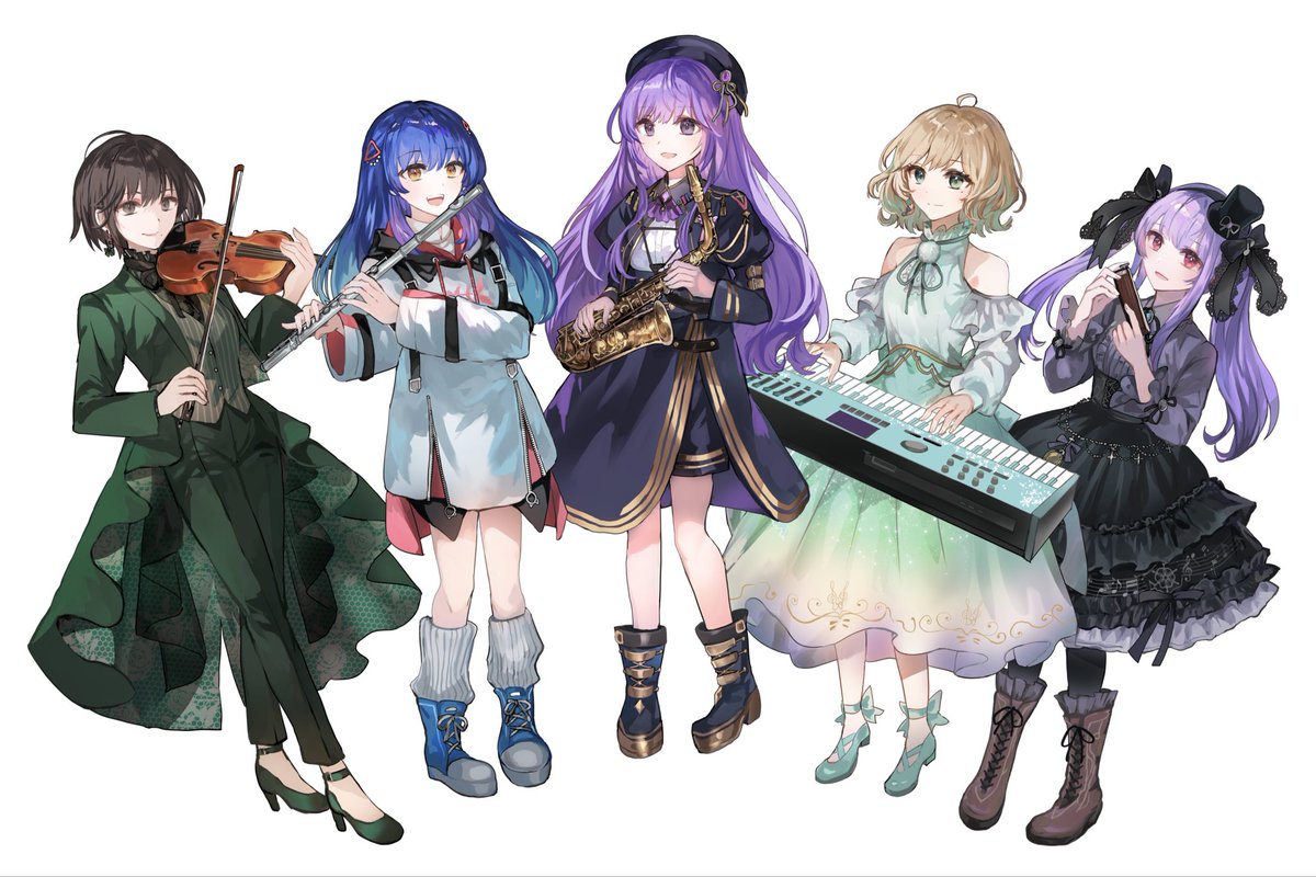 ←これが(saku作:ラフイメージ) こうなる(rioka様作:完成イラスト