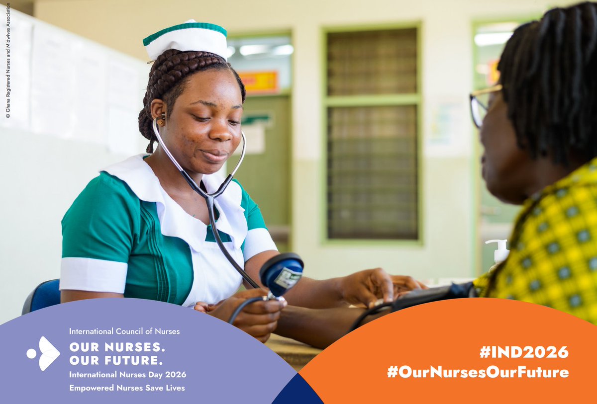 BeyondZeroKenya's tweet photo. Happy International Nurses Day 2026! 

Today, we celebrate the 30 million nurses worldwide who make a big global impact. 

This year's official theme is "Our Nurses. Our Future. Empowered Nurses Save Lives".

From providing life-saving clinical expertise to bringing care closer to underserved populations, nursing power translates into measurable health outcomes. When we empower nurses, we build a healthier, more peaceful world.

#IND2026 #OurNursesOurFuture #InternationalNursesDay