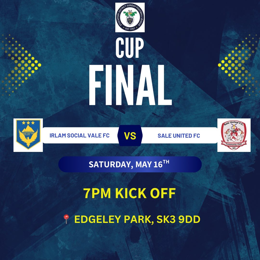 fc_isv's tweet photo. CUP FINAL ‼️‼️

Massive game for the club this Saturday and we’d appreciate all the support we can get! 🏆

See you all down there 💙 https://t.co/stHgJZArBm