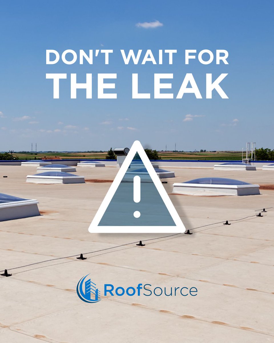 TheRoofSource's tweet photo. Most commercial roof failures are preventable. The contractors and property managers who avoid them have one thing in common: they catch issues early.

Link in bio (or DM us) and we'll get you connected. https://t.co/GNBeEwM8LG