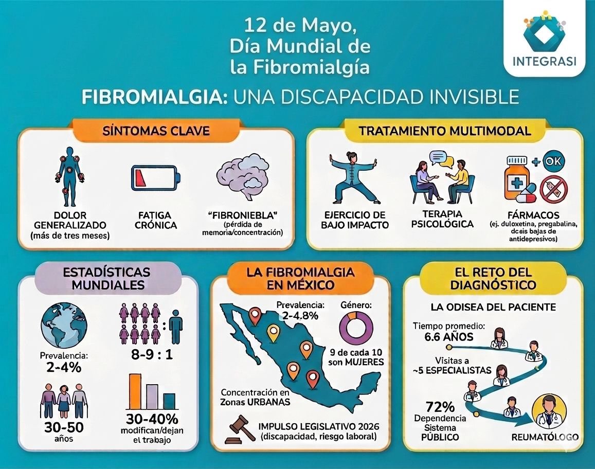 IntegrasiEnX's tweet photo. #Fibromialgia 
#DíaMundialDeLaFibromialgia
#12DeMayo
#DolorCrónico
#FatigaCrónica https://t.co/y08jgIoBkL