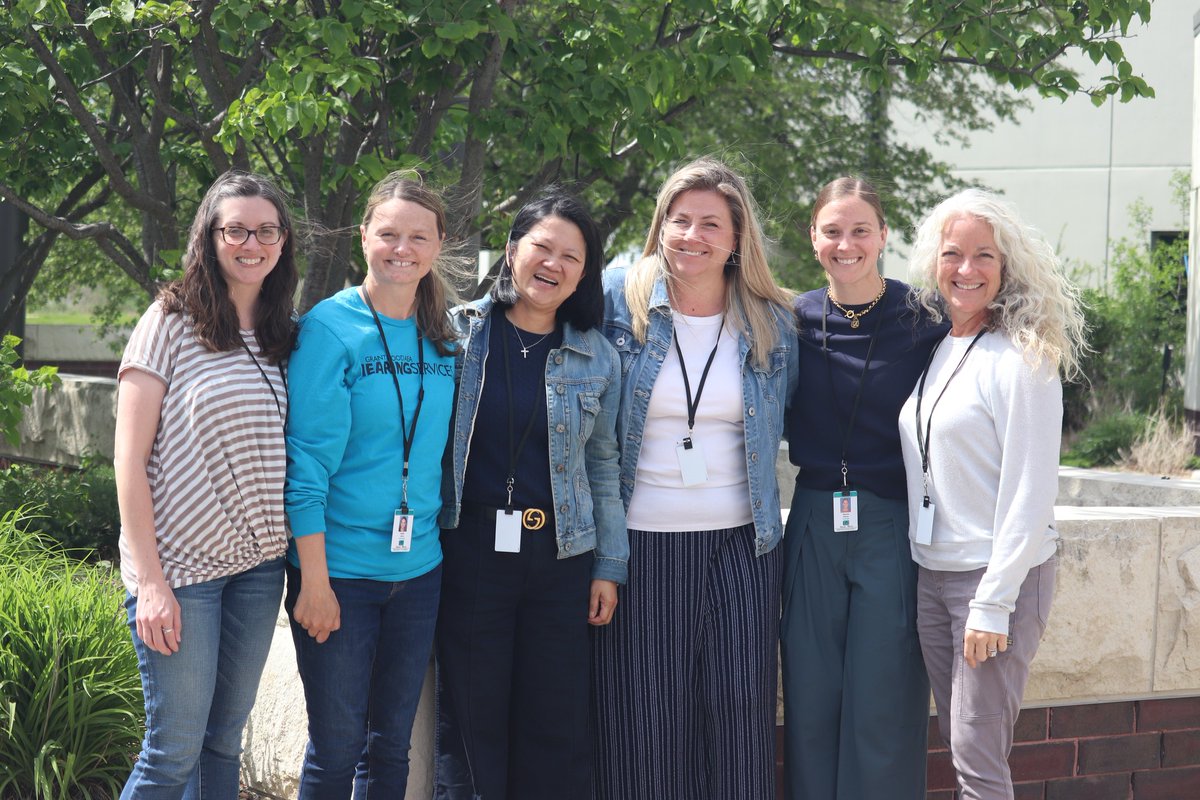 GrantWoodAEA's tweet photo. May is National Speech-Language-Hearing Month! Earlier this month, Grant Wood AEA audiologists and audiometrists gathered for their regular team meeting to collaborate, share updates, and support the work of helping all learners succeed. https://t.co/BCzZ1THvGc