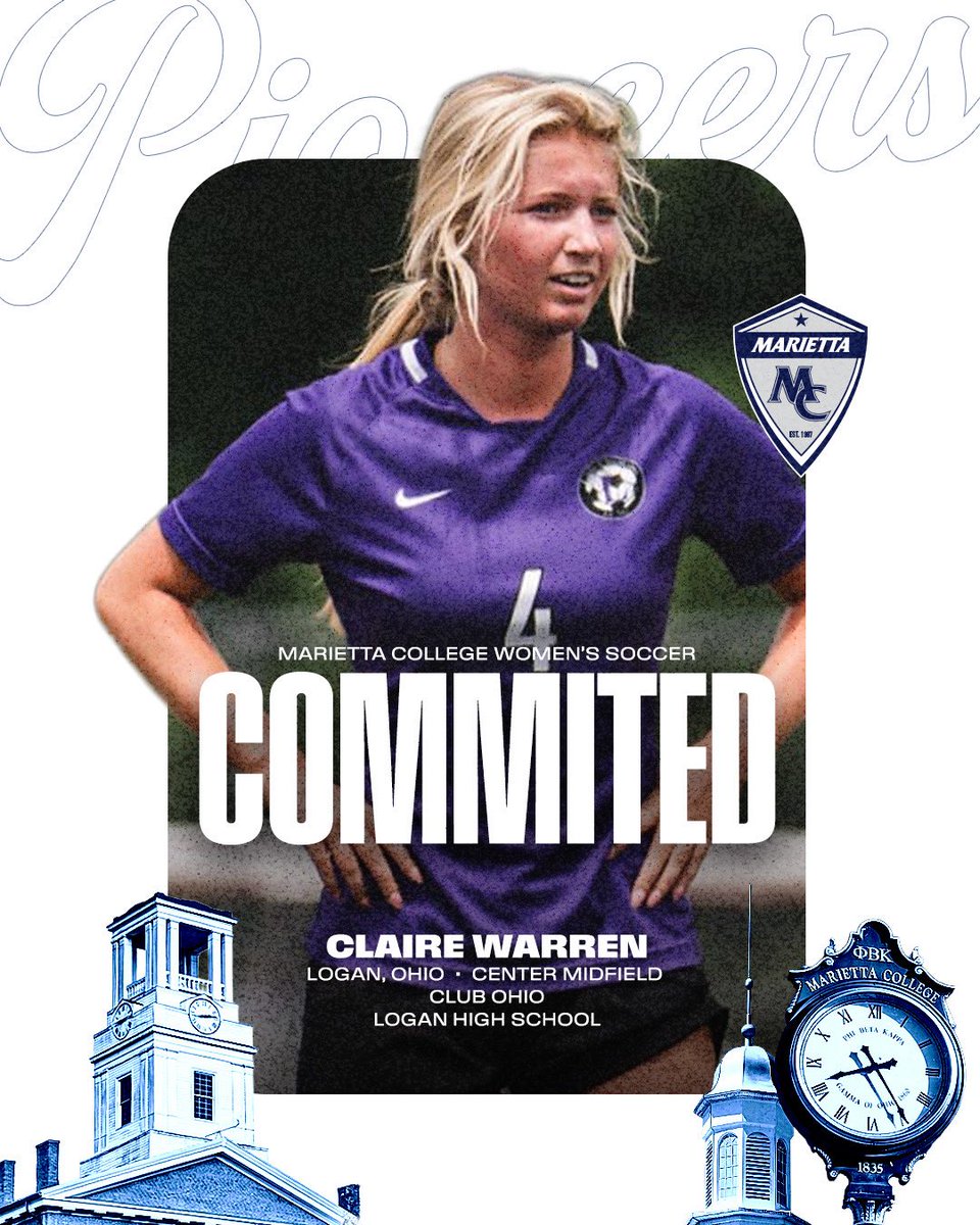 MC_WSoccer's tweet photo. To kick off our class of 2026 commits, we would like to introduce Claire Warren! Claire is from Logan, OH and played for Club Ohio. Welcome Claire!! https://t.co/aMqUpG63ra