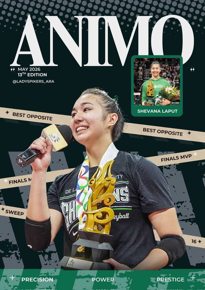 ladyspikers_ara's tweet photo. It’s not Cerulean, it’s actually…Green 💚. 13 titles, one system, and a fanbase that doesn't ask twice. The Lady Spikers never chased the crown…They wore it 👸🏻. This stuff? Championship-Grade. That's all. 💚🤍🏹 #UAAP88CHAMPIONS #LadySpikers #GreenAndWhite https://t.co/xErIhuD3CB
