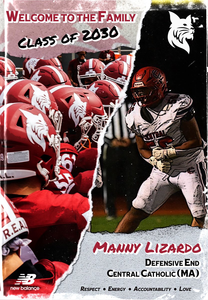 Bates_Football's tweet photo. 🚨Class of 2030🚨

Welcome to the family Manny Lizardo!

Defensive End
6'1" 240lbs
Central Catholic High School (MA)

#REAL https://t.co/5sS29JzJfF