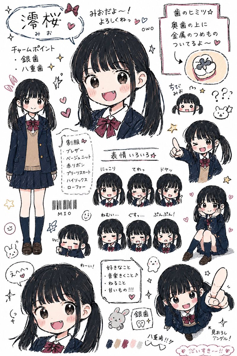 silverprettylab's tweet photo. ①②銀歯推しのはいしゃさん
③八重歯と銀歯の女の子
④今流行ってるチャッピーのやつ
※AI生成

現��でも銀歯はアクセサリー感覚であってほしかった。白いのは削った範囲わかりづらいから虫歯治療した実感ないじゃん
チャッピーのプロンプト考えた人がチャッピーの能力を引き出す天才すぎる。かわちい https://t.co/08fEBncrpm