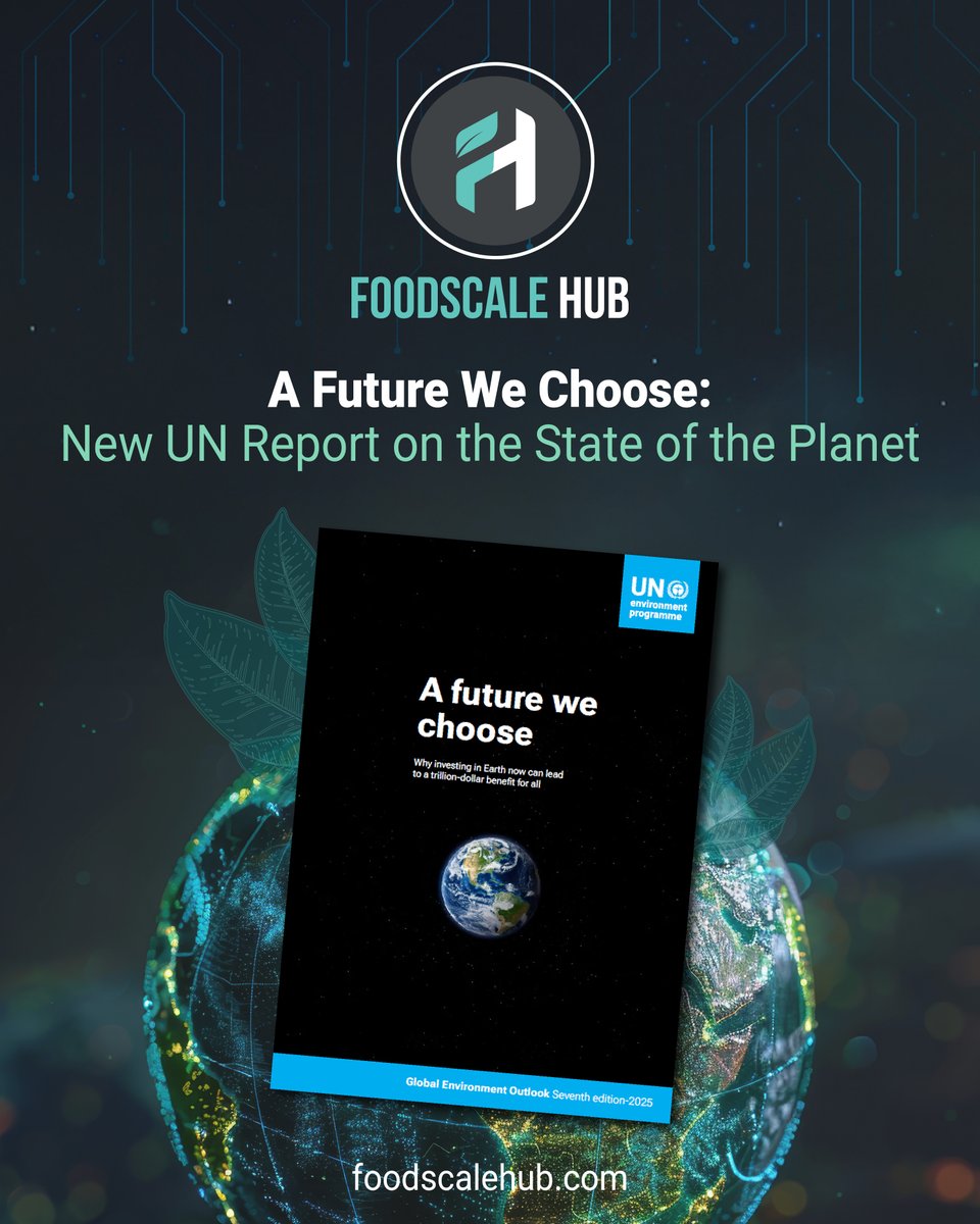 FutureSystemHub's tweet photo. Have you had a chance to look at the Global Environment Outlook (GEO-7) yet?🌍 

Foodscale Hub is proud to have contributed to this work, with our colleague Olivera Stojilović Trivunić serving as a reviewer.  

👉Report: https://t.co/XAlSalhnxZ...  

#GlobalEnvironmentOutlook https://t.co/ErMulnxzH4