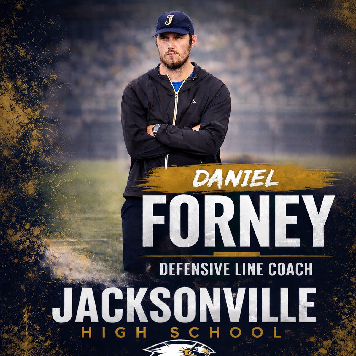 Jville_Football's tweet photo. Welcome back to Jacksonville, Coach Forney‼️ https://t.co/dULwh4m7aE