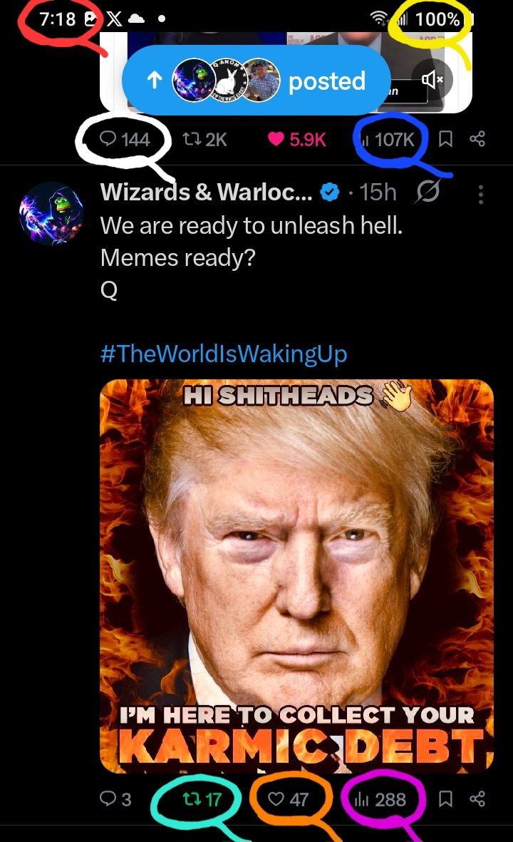 DeanDavis33's tweet photo. 🐸1️⃣7️⃣ #Seventeen
✊️4️⃣7️⃣ #FortySeven
1️⃣0️⃣7️⃣ #OneOSeven
😏 #WhatAreTheOdds 😁
1️⃣4️⃣4️⃣ #OneFortyFour
2️⃣8️⃣8️⃣ #TwoEightEight
7️⃣1️⃣8️⃣ #SevenOneEight
💯 #OneHundredPercent 🐇 https://t.co/bgyu1HgHVz