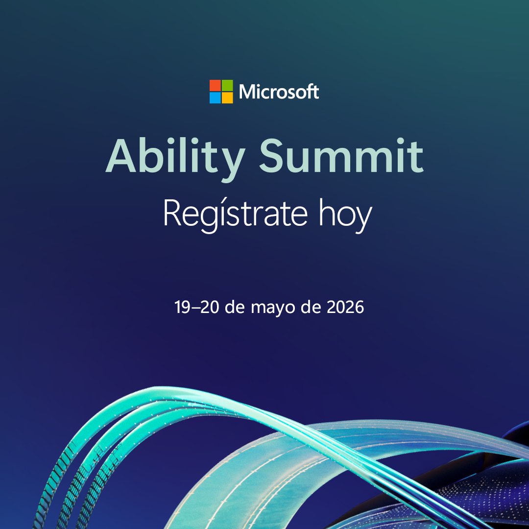 MicrosoftLatam's tweet photo. El registro ya está abierto para #AbilitySummit.

Acompáñanos online los días 19 y 20 de mayo y aprende de líderes globales y expertos en accesibilidad a través de charlas, demos y experiencias inmersivas 👉 https://t.co/aI1y36VIp4 https://t.co/zUOSVa4ZFF