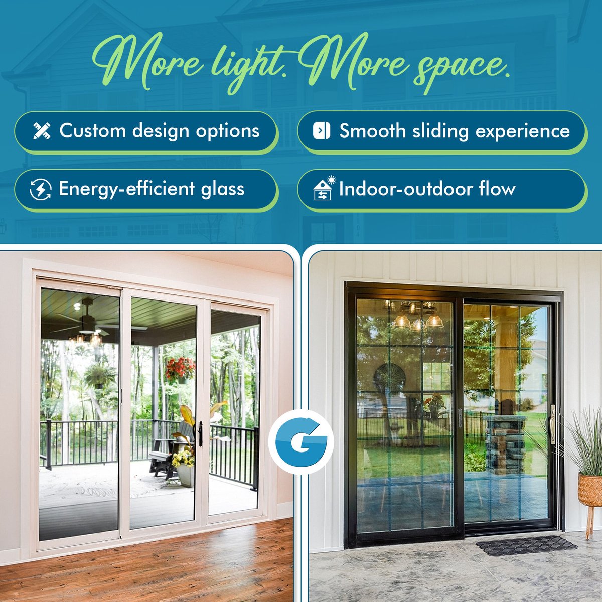 GoGuida's tweet photo. What would you love most? More natural light ☀️ More open space 🏡 Or a smoother everyday experience 🚪 With GoGuida sliding doors—you get it all. https://t.co/WZX6FhwJX0