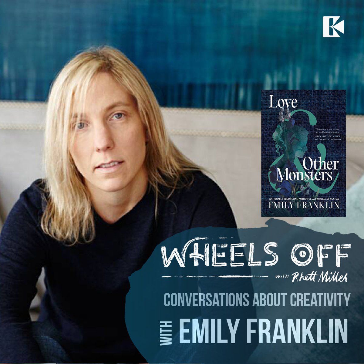 rhettmiller's tweet photo. Author Emily Franklin joins the Wheels Off podcast to talk about her 25th novel, ‘Love and Other Monsters,’ the untold origin story of Frankenstein and the monsters we create on the page. 

Check out the full episode: https://t.co/m01zyGYozP https://t.co/y1W7fnIbur