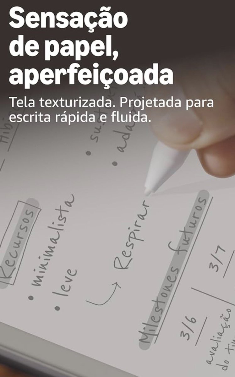 anaestalendo's tweet photo. 🚨 KINDLE SCRIBE! 

Amazon finalmente trouxe o Kindle Scribe para o Brasil. Mais fino, mais leve, mais rápido — Escreva em cadernos, documentos e livros. 

https://t.co/AaS2fi5pru

Kindle Scribe 32GB: https://t.co/p6k0ZugUgg

Kindle Scribe Colorsoft 64GB: https://t.co/g7wixAl0HL https://t.co/EgeigsoaGd